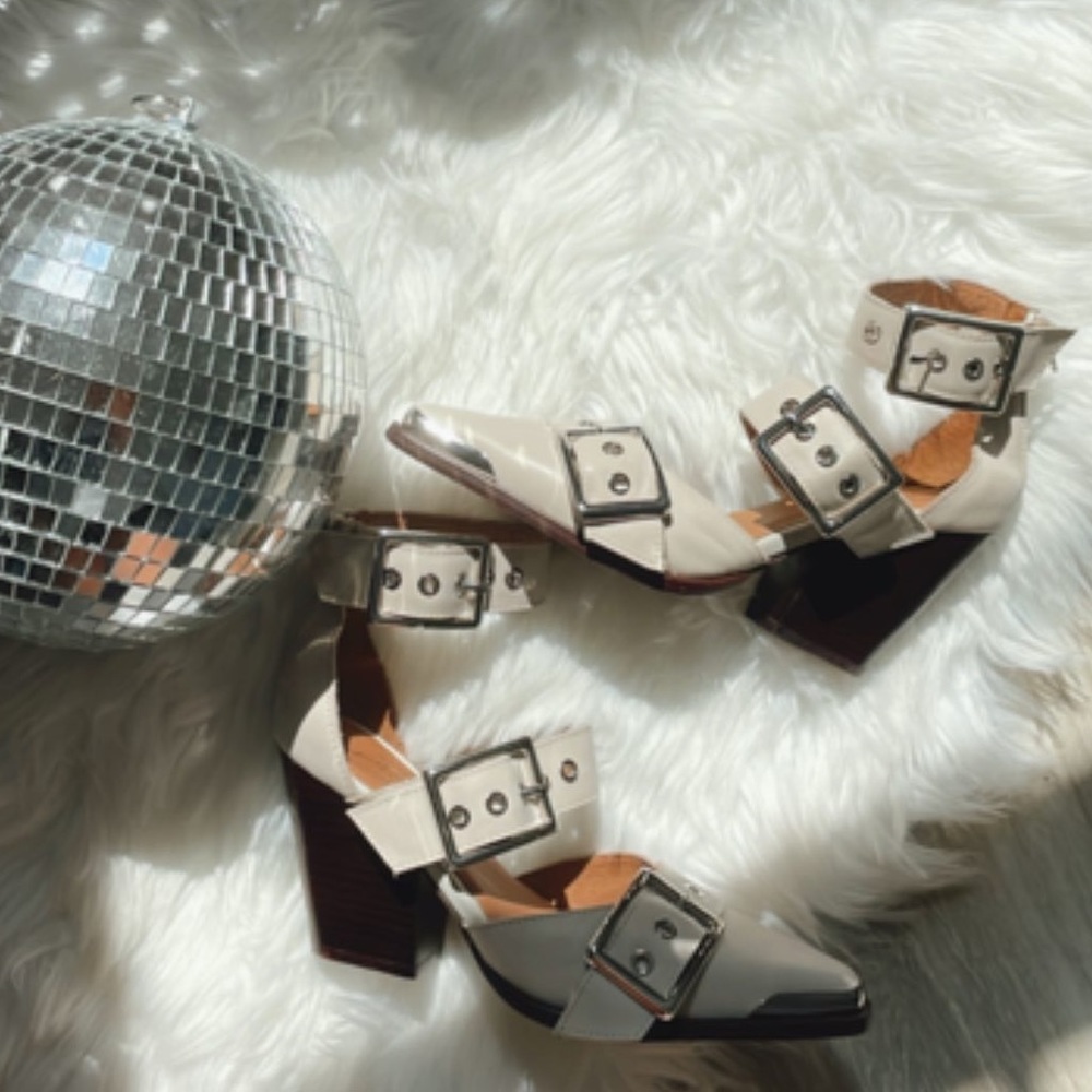 Free People x Jeffery Campbell Hendrix Heels Grey